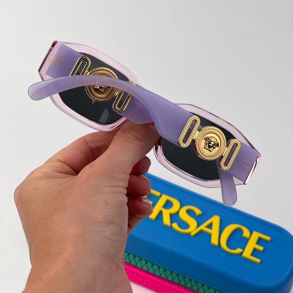 Versace Kids VK4429U Sunglasses – Transparent Lavender Frame| Model 552687 - Picture 3 of 9